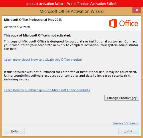 cannot activate office 365 on mac